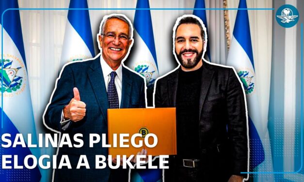 Salinas Pliego se reúne con el presidente Nayib Bukele; elogia su estrategia de seguridad